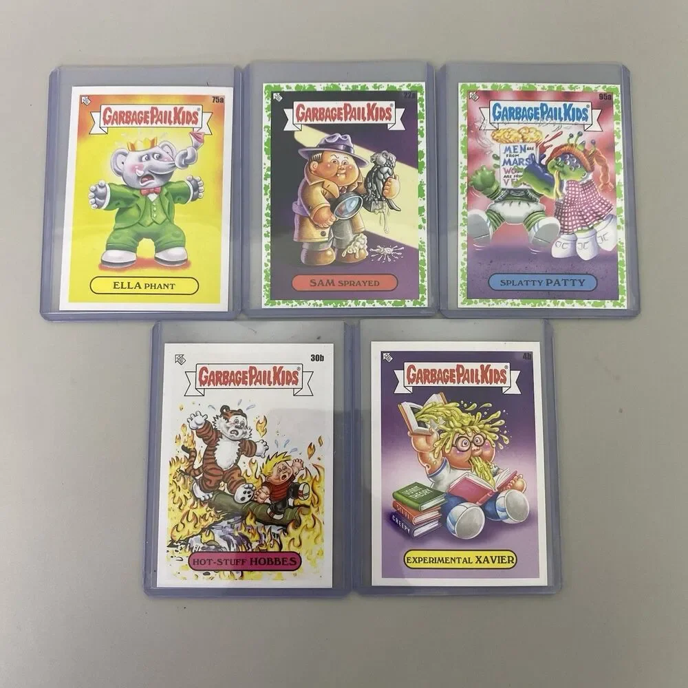 Topps Garbage Pail Kids Lot of 25 Trading Cards Green Border Variants GPK